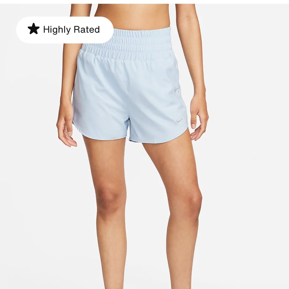 Nike Womens Dri Fit High Rise Running Short - S